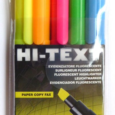 Hi-Text Fluo Clip 6er Set